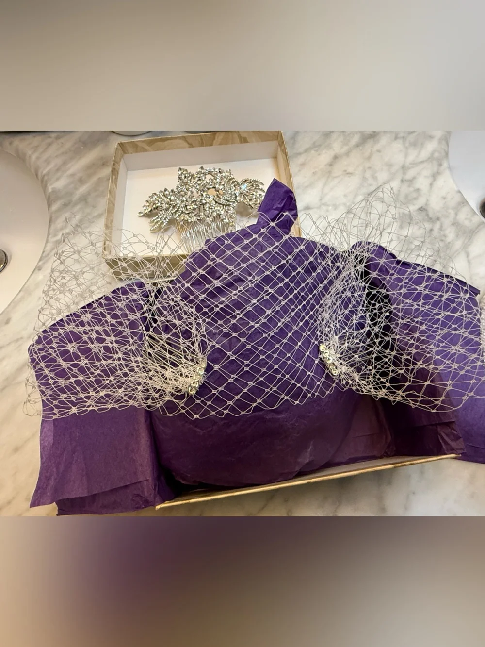 Regina B Stunning Statement Swarovski Crystal  Bridal Hair Comb